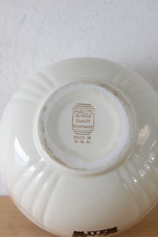 Hall Earrings Halls Superior Quality Kitchenware Tavern Silhouette Cream Ceramic Bowl 6