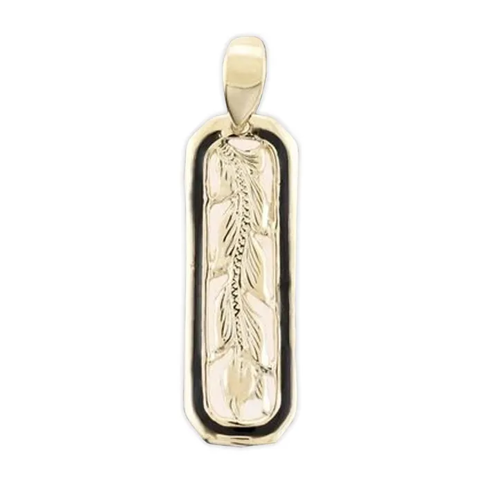 Island Fine Jewelry 14K Gold Short Maile Pendant 8mm Necklaces