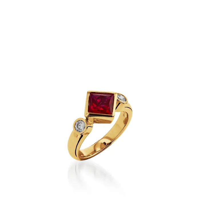 John Atencio Paloma LabGrown Gemstone and Diamond Ring Rings