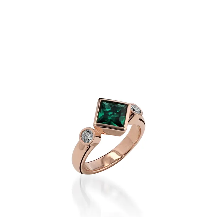 John Atencio Paloma LabGrown Gemstone and Diamond Ring Rings