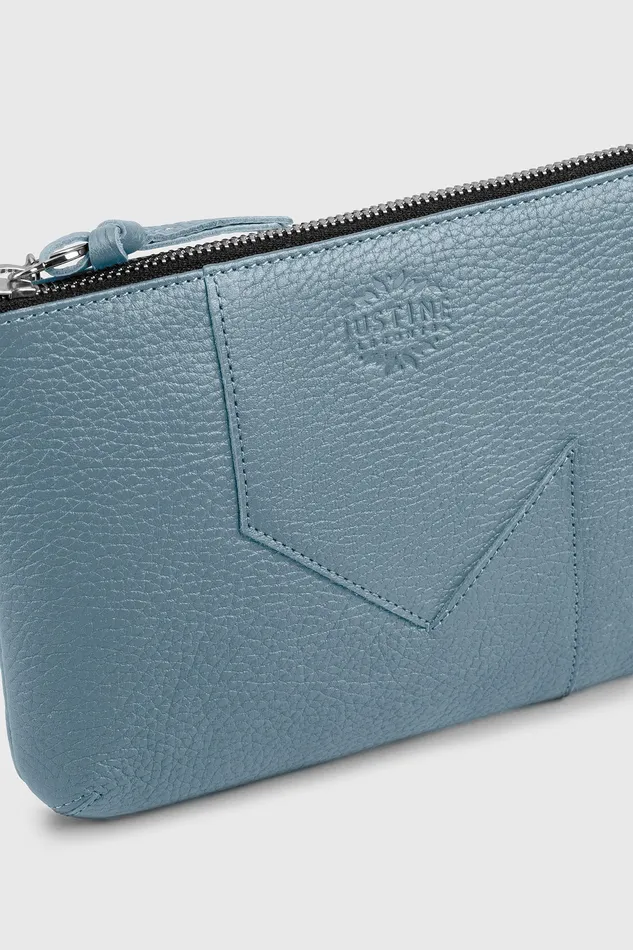 justineleconte1 Rings JL pouch leather Stone blue justineleconte1 Rings JL pouch leather Stone blue