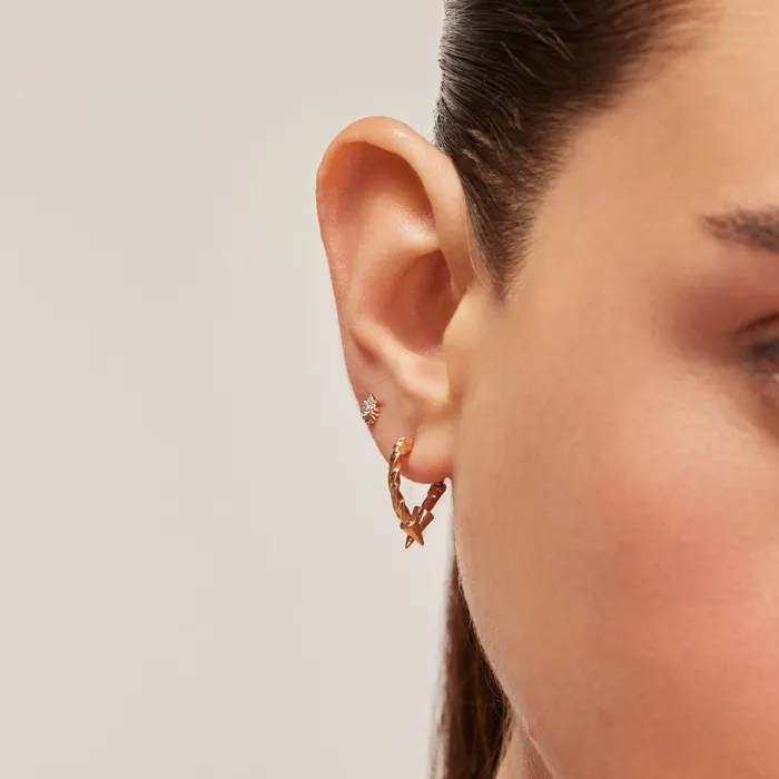 Kismet by Milka Spike Solitaire Stud Earring Earrings