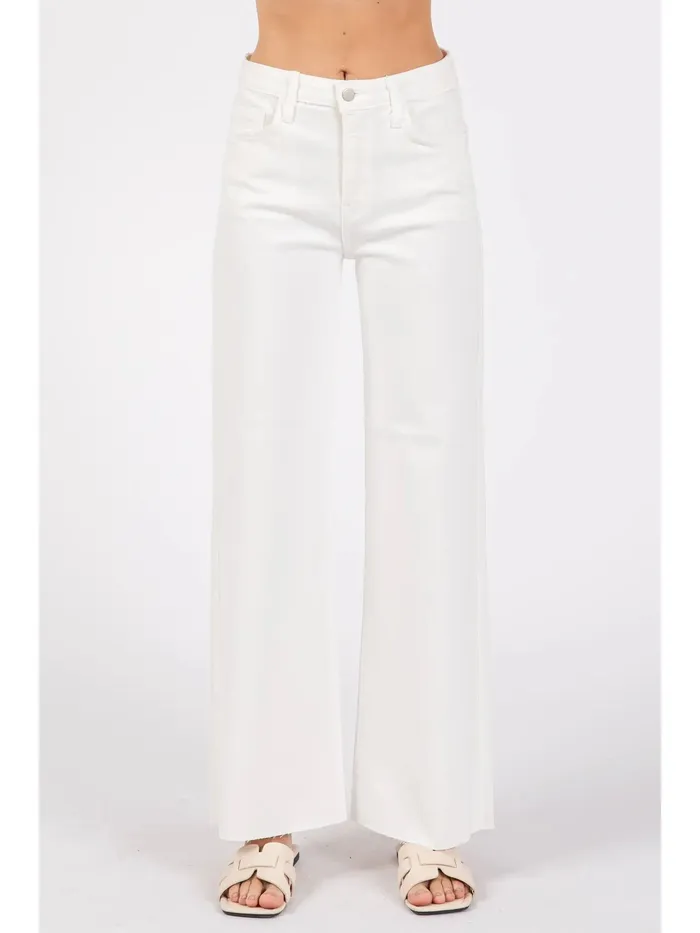 LTJ Rings LTJ Paola ALine Scissor Cut Wide Leg Jean