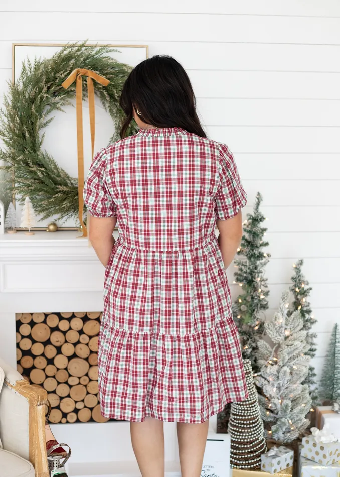 LAYERZ CLOTHING Earrings THE MARY PLAID DRESS