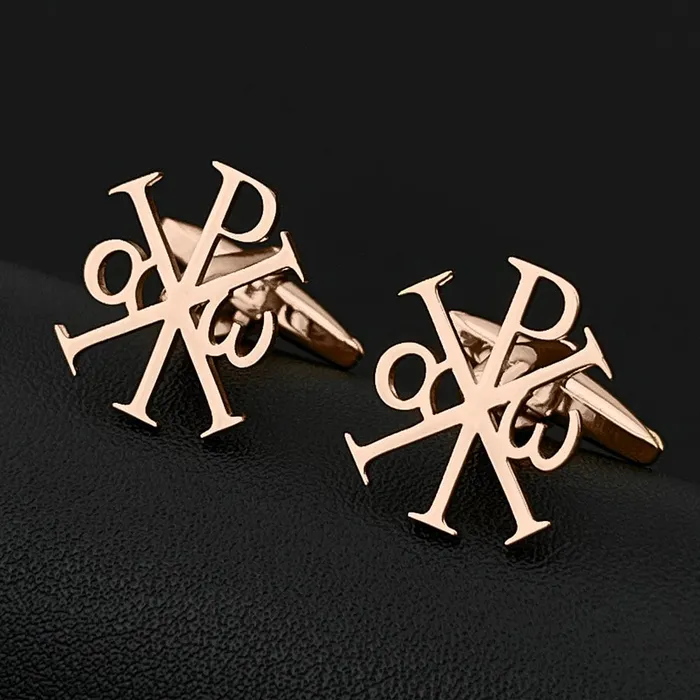 Lords Guidance Earrings ChiRho Alpha Omega Cufflinks Set