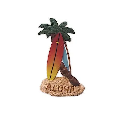 Magnet HandPainted Surf Aloha MADDENCORP Earrings