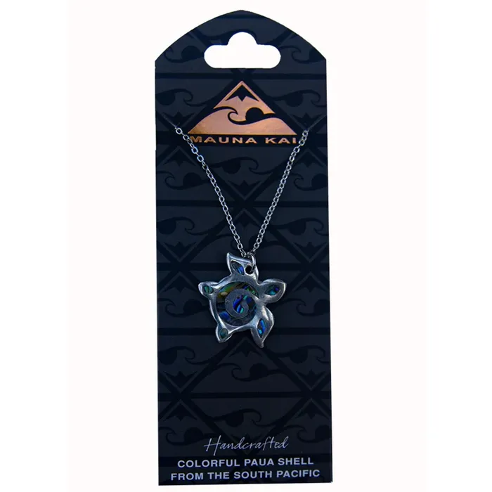 Mauna Kai Pewter Paua Honu Necklace MADDENCORP Necklaces
