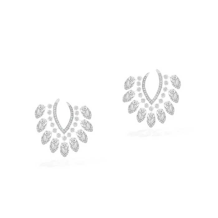 Messika Desert Bloom Large Diamond Earrings Messika Earrings