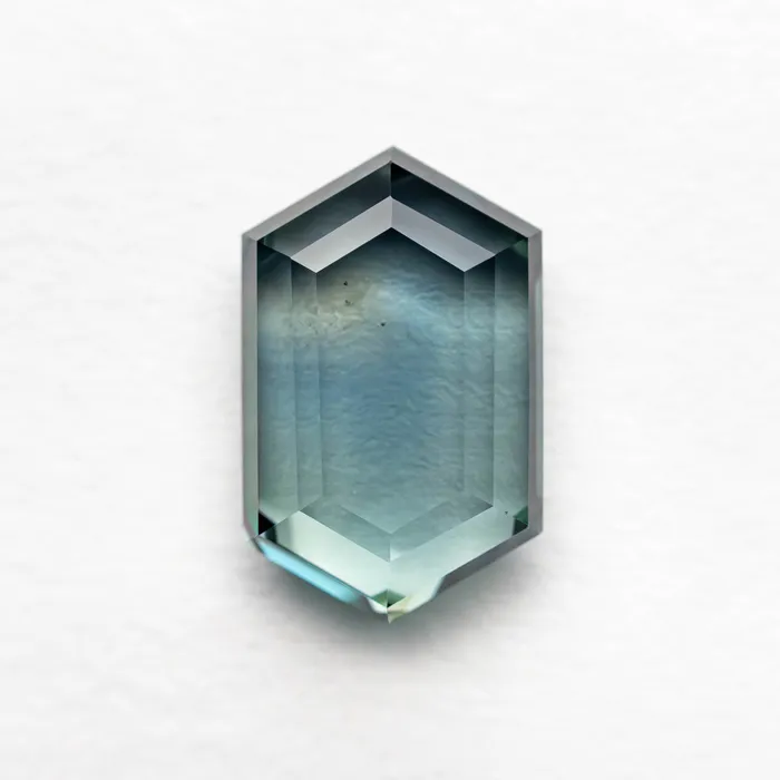Misfit Gems Rings 235ct 947x596x323mm Hexagon Portrait Cut Sapphire 2368402