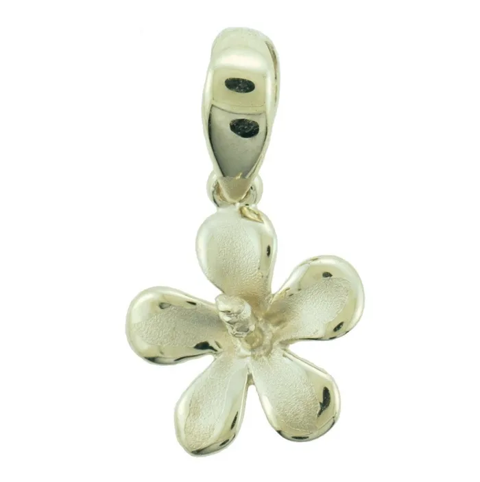 Necklaces 14K Gold Hibiscus Pendant Island Fine Jewelry