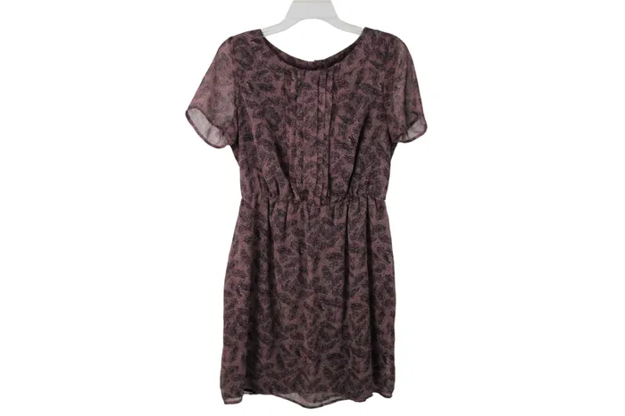 Necklaces I Heart Ronson I Heart Ronson Pink Chiffon Dress M