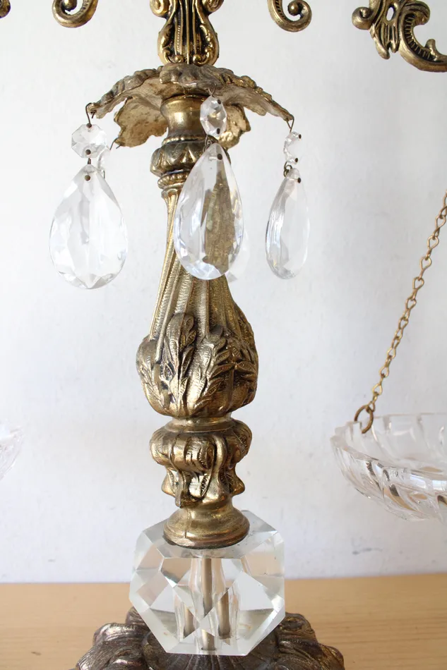 Necklaces Jubilee Thrift Brass Crystal Decorative Scales Of Justice