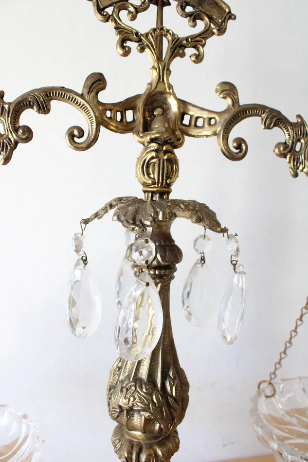 Necklaces Jubilee Thrift Brass Crystal Decorative Scales Of Justice