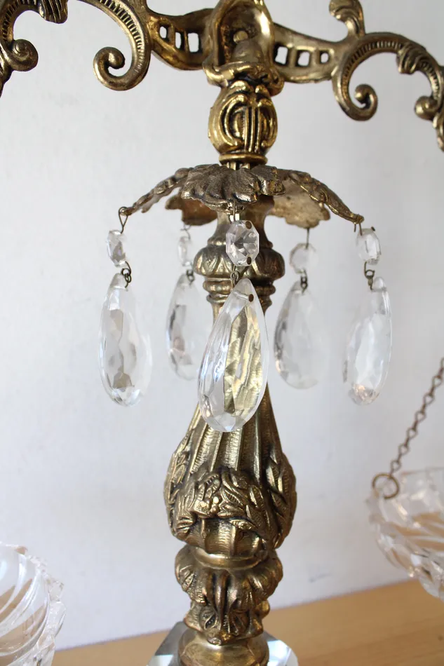 Necklaces Jubilee Thrift Brass Crystal Decorative Scales Of Justice