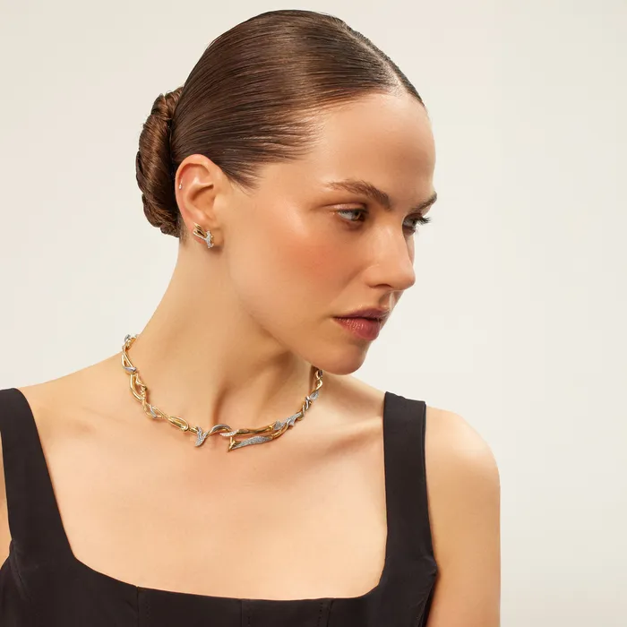 Necklaces Kismet by Milka Flame Necklace