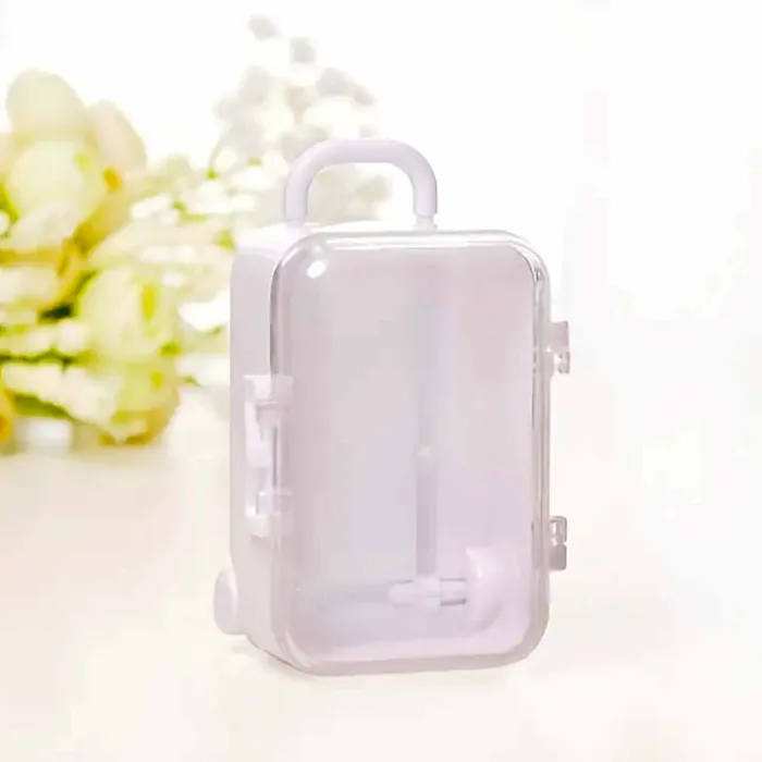 Necklaces Miniatures by NC Miniature Suitcase Travel Bag for Dolls Blythe Accessories
