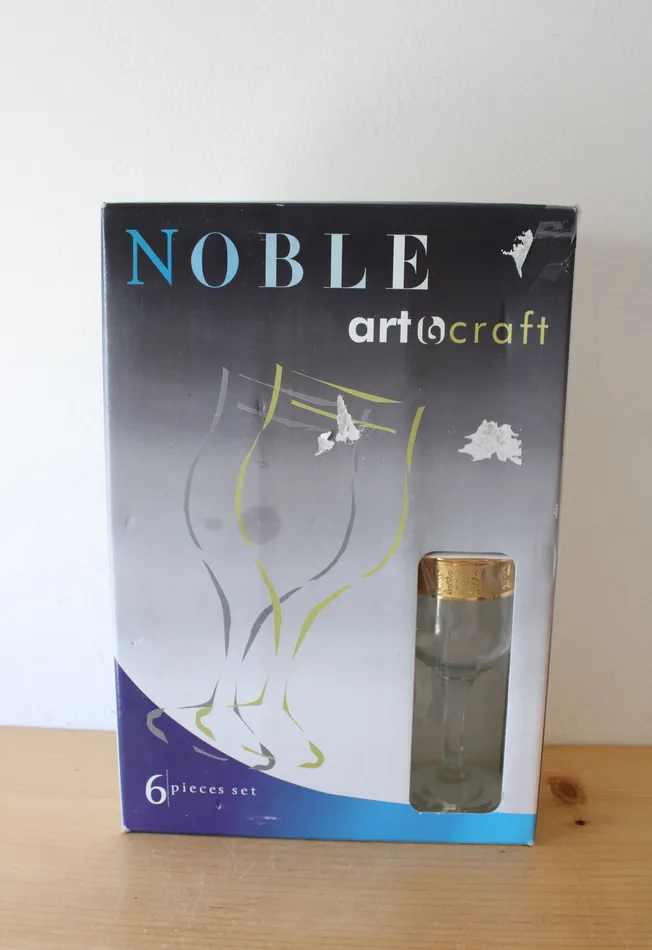 Necklaces Noble Noble Art Craft Turkish Gold Engraved 8oz Goblet Set Of 6