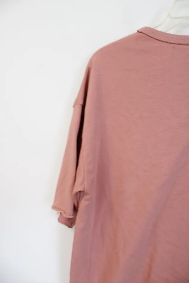 Necklaces Nova Men Nova Men Raw Hem Light Pink Shirt S