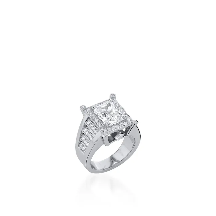 Nefertiti Elite Yellow Gold Diamond Ring John Atencio Rings
