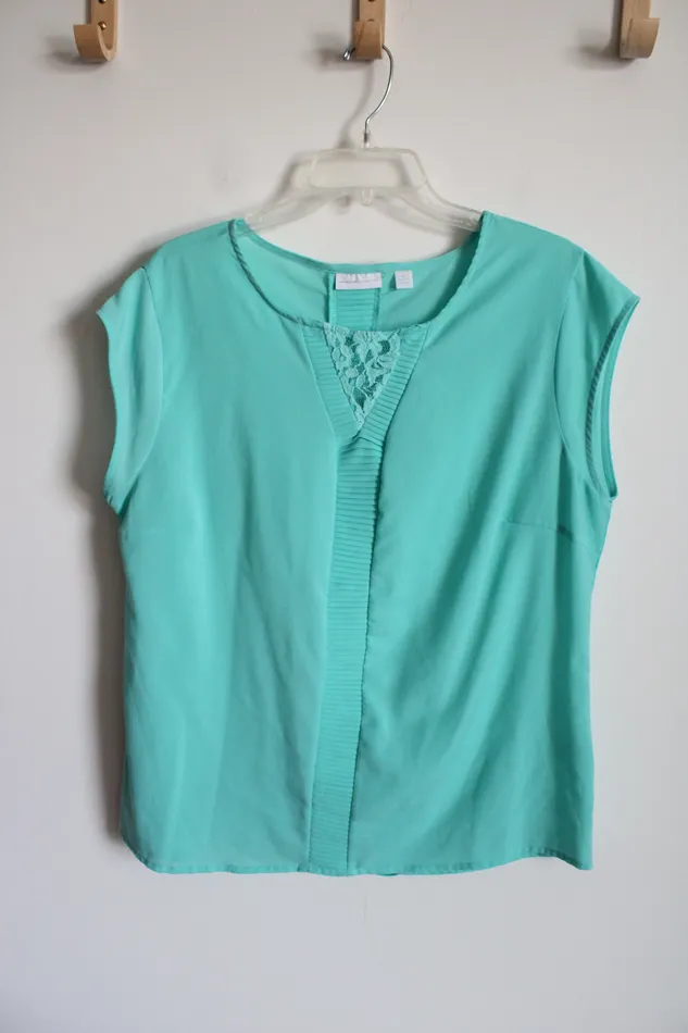 New York Company Rings New York Co Blue Blouse XL