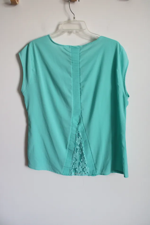 New York Company Rings New York Co Blue Blouse XL