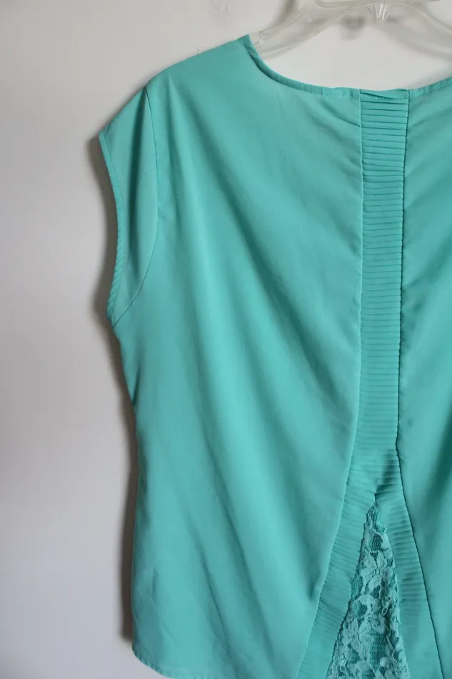 New York Company Rings New York Co Blue Blouse XL