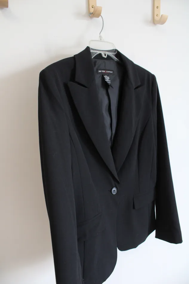 New York Company Rings New York Company Black Blazer 10