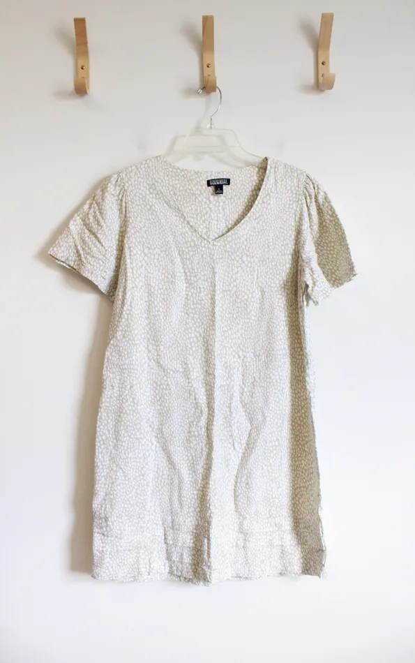Nicole Miller Original Green White Patterned Linen Blend Shift Dress L Nicole Miller Rings Nicole Miller Original Green White Patterned Linen Blend Shift Dress L Nicole Miller Rings