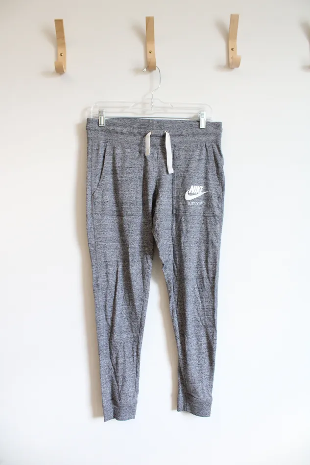 Nike Gray Jogger Sweatpants S Nike Earrings