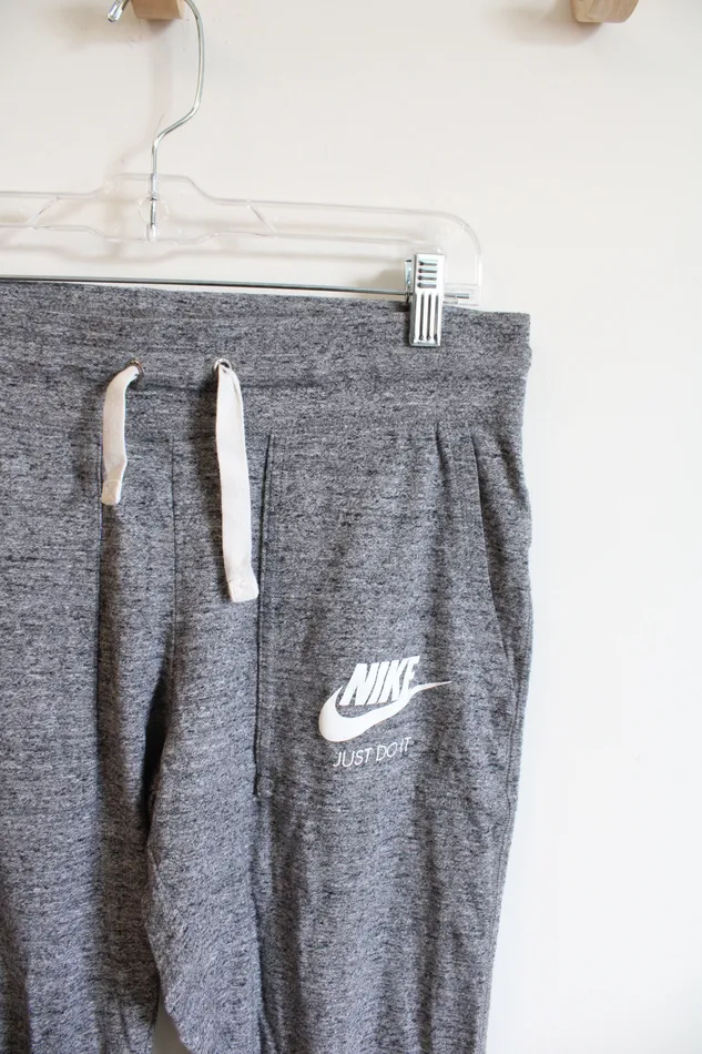 Nike Gray Jogger Sweatpants S Nike Earrings