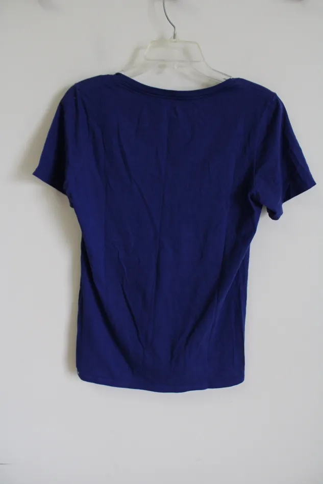 Nike Rings The Nike Tee Blue Logo Shirt M