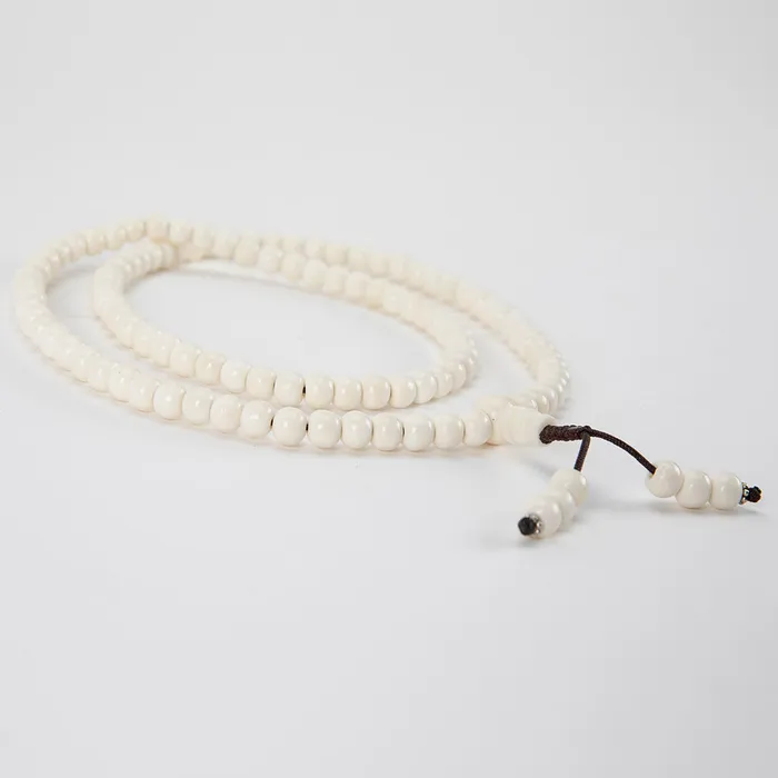 Nirvana Mala Rings Simple Tibetan Yak Bone Prayer Beads