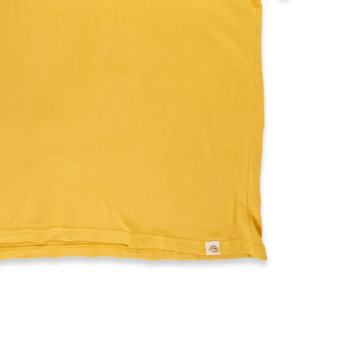 Pacific Creations Hula Girl Mens Tee Shirt Mustard TANKSTREAM Rings