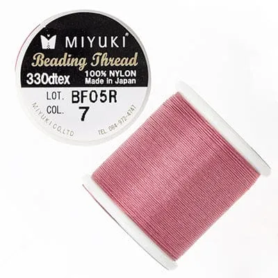 Peppy Beads Necklaces Miyuki Beading Thread50 Meter SpoolColor 7 Pink