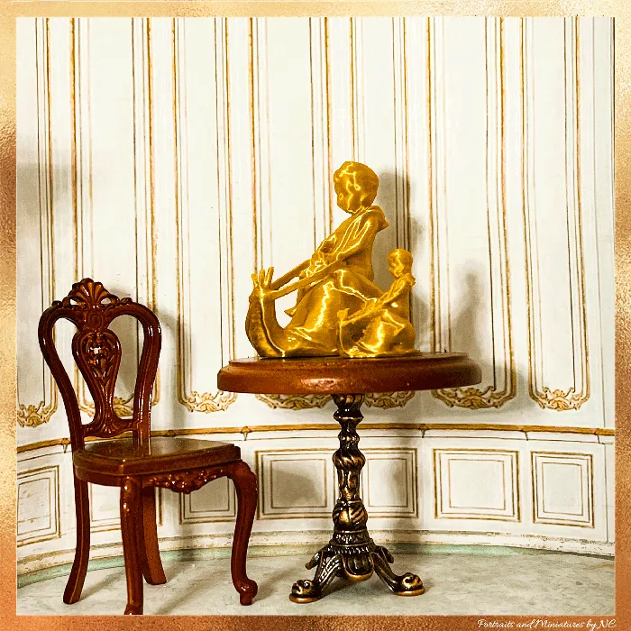 Portraits by NC Necklaces Decorative Cherub Miniature Collectible 112 and 124 Scale Dollhouse Accessory Portraits by NC Necklaces Decorative Cherub Miniature Collectible 112 and 124 Scale Dollhouse Accessory
