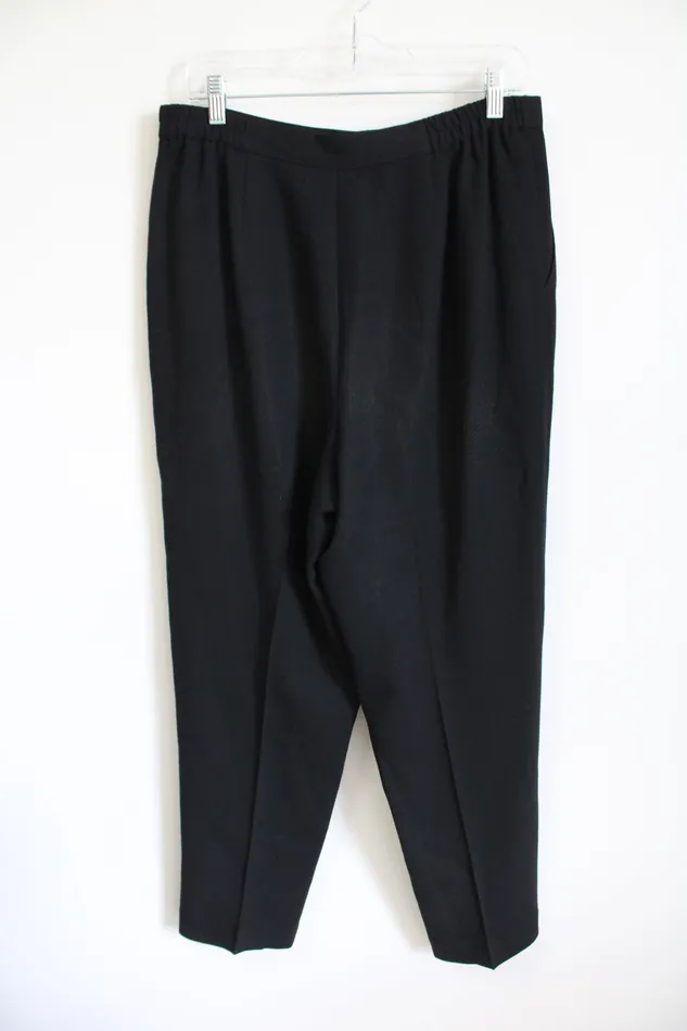 Rings Alfred Dunner Alfred Dunner Black Dress Pants 1228