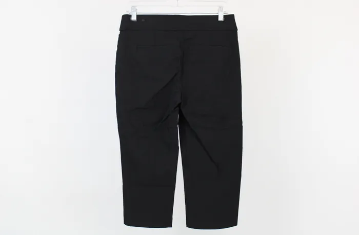 Rings Briggs New York Briggs Stretch Black Capris 6 Petite