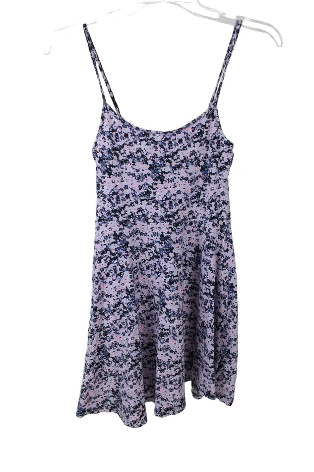 Rings HM Divided Purple Skater Floral Dress XS