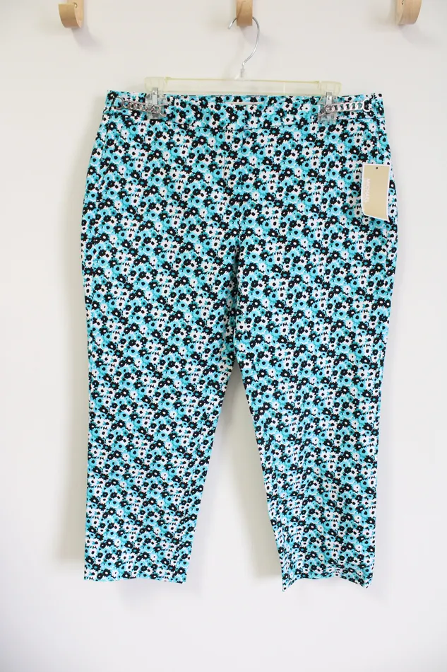 Rings Michael Kors NEW MICHAEL Michael Kors Blue Black Floral Capri 10 Petite Rings Michael Kors NEW MICHAEL Michael Kors Blue Black Floral Capri 10 Petite