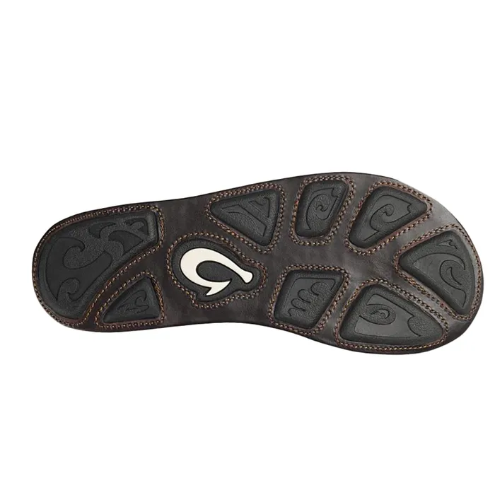 Rings OluKai Mens Mea Olu Sandals TanDark Java OLUKAI