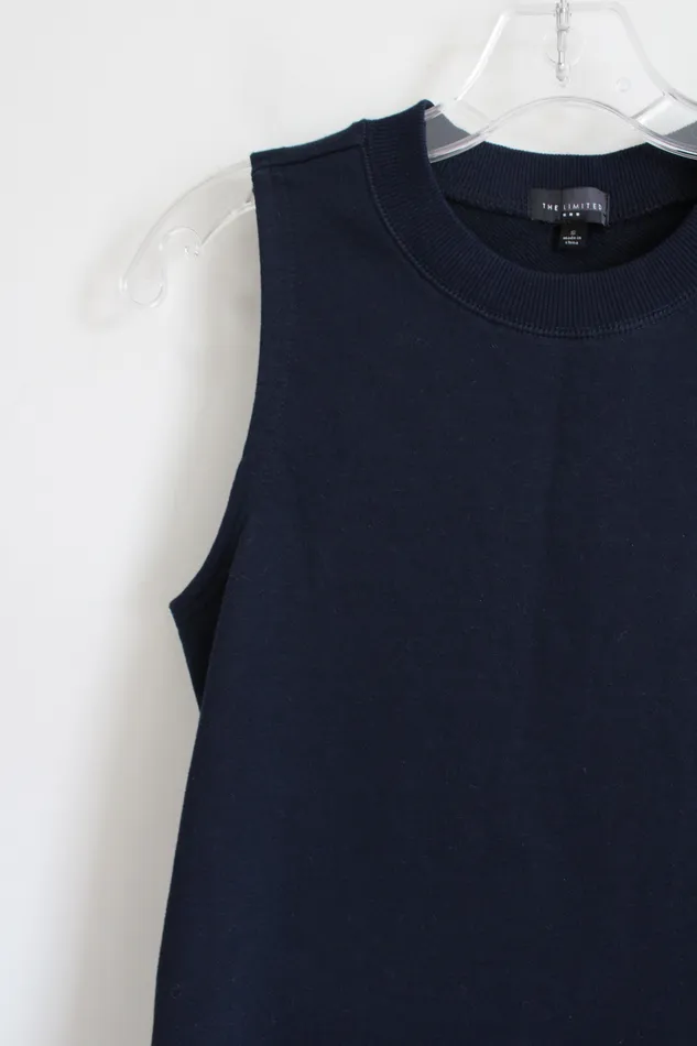Rings The Limited The Limited Blue Ruffle Tank Top S