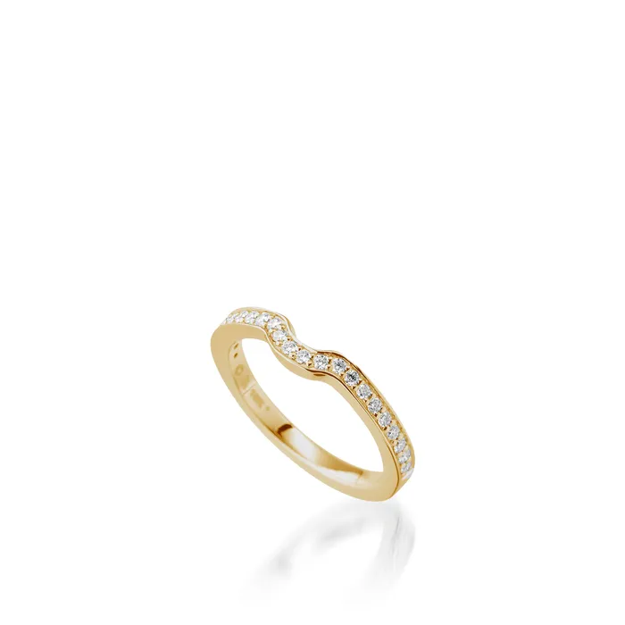 Satin Oval Yellow Gold Engagement Ring John Atencio Rings