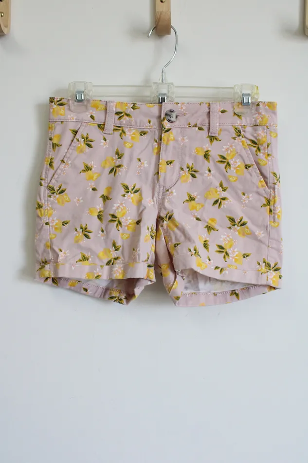 SO Low Rise Favorite Mini Pink Lemon Shorts 0 SO Earrings