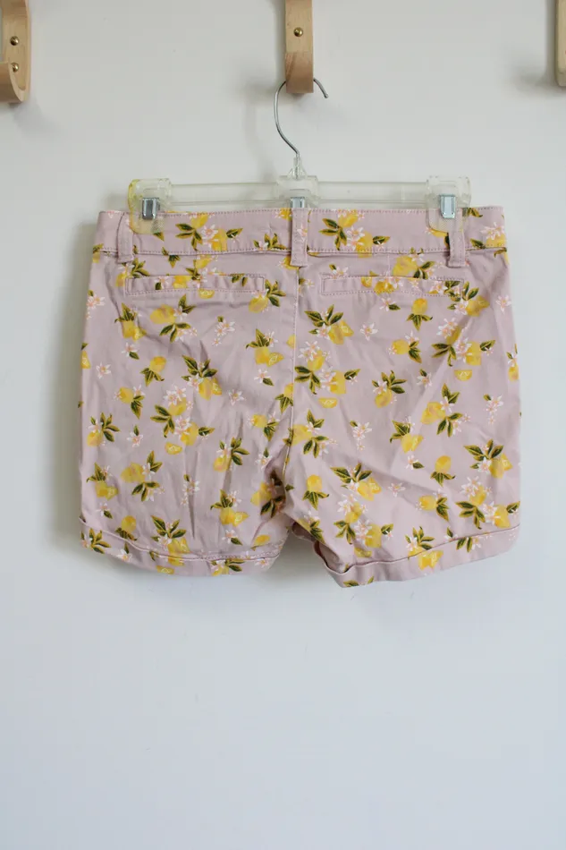 SO Low Rise Favorite Mini Pink Lemon Shorts 0 SO Earrings