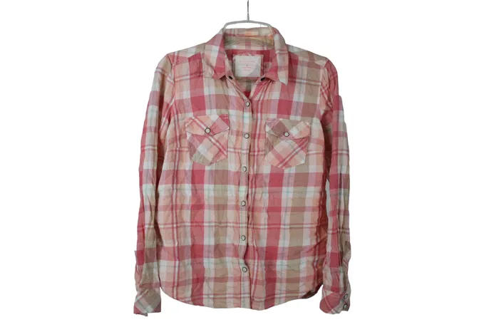 Sonoma Pink Plaid Top S Sonoma Earrings