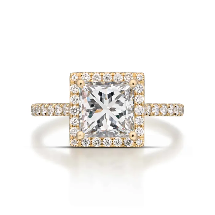 Stephen Silver Fine Jewelry Rings 204 Carat Princess Cut Diamond Halo Ring Stephen Silver Fine Jewelry Rings 204 Carat Princess Cut Diamond Halo Ring