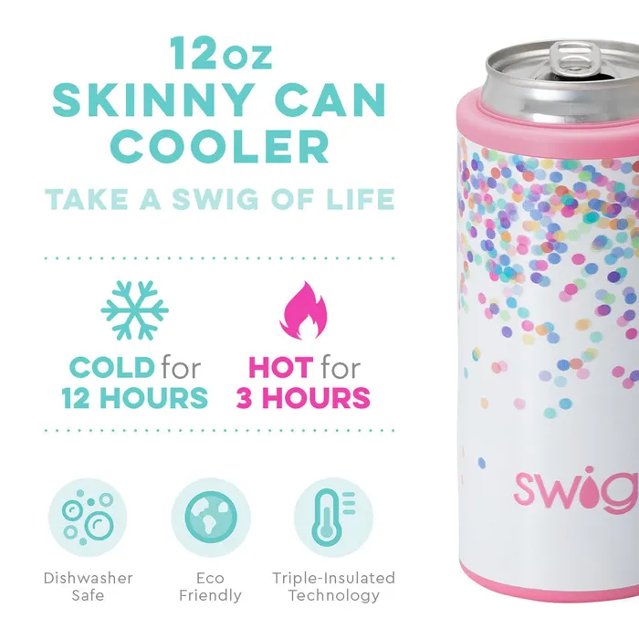 The Chandelier Rose Boutique Earrings SWIG LIFE CONFETTI SKINNY CAN COOLER 12oz