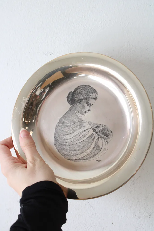 The Franklin Mint Necklaces Lenox The 1972 Franklin Mint Mothers Day Plate