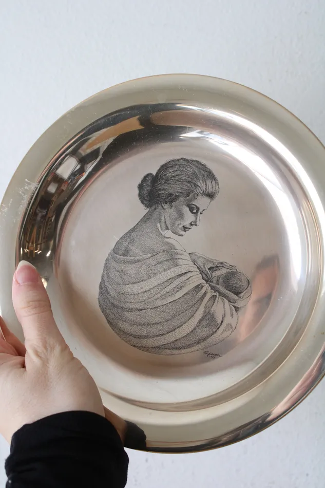 The Franklin Mint Necklaces Lenox The 1972 Franklin Mint Mothers Day Plate