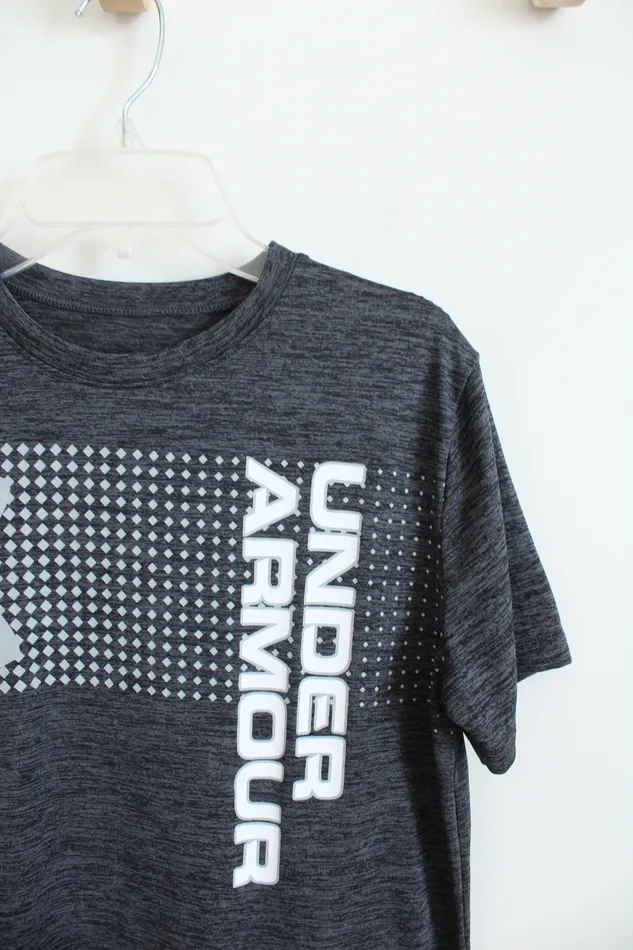 Under Armour Gray Athletic Shirt Youth L Under Armour Earrings
